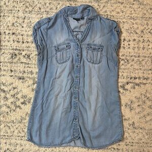 Denim Blue Women's Top